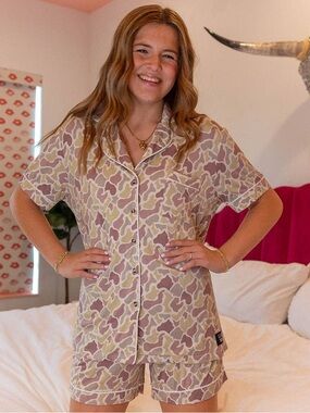 Lulu Mac Light Camo Pajama Set